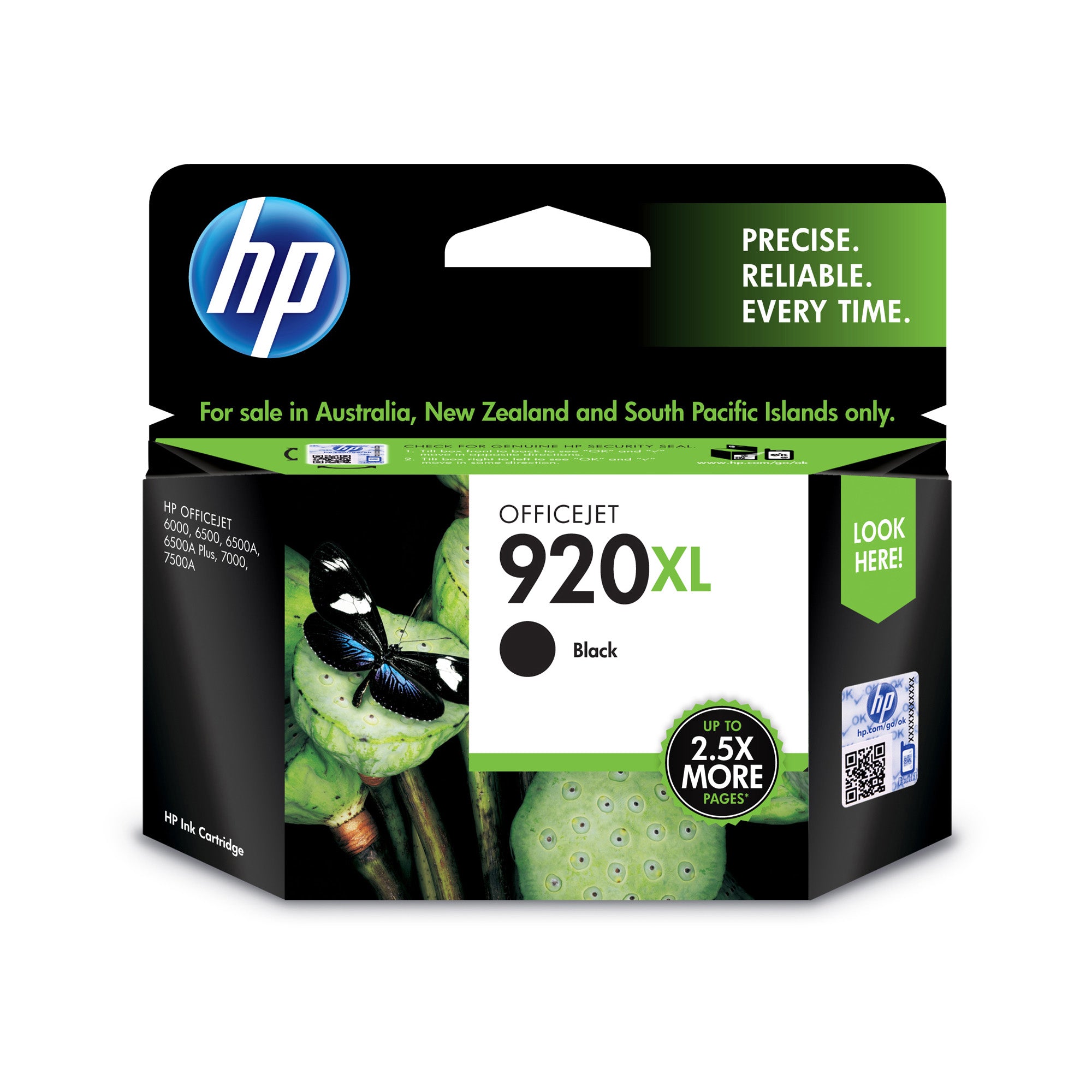 HP #920 Black XL Ink CD975AA