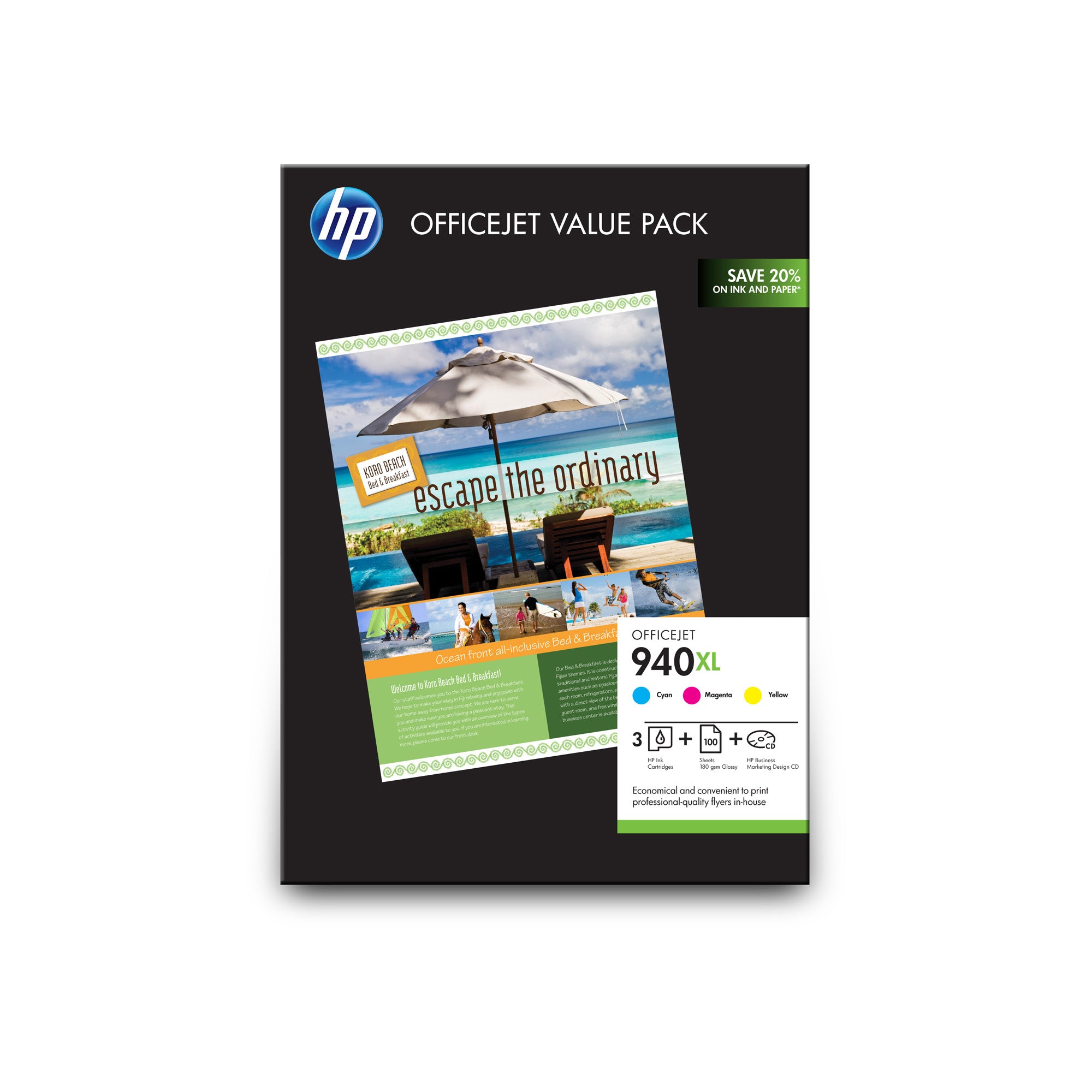 HP #940XL Ink Value Pack