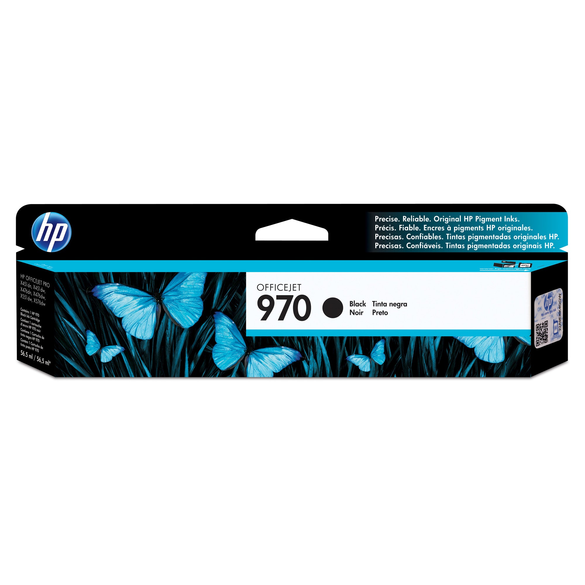 HP #970 Black Ink Cart CN621AA