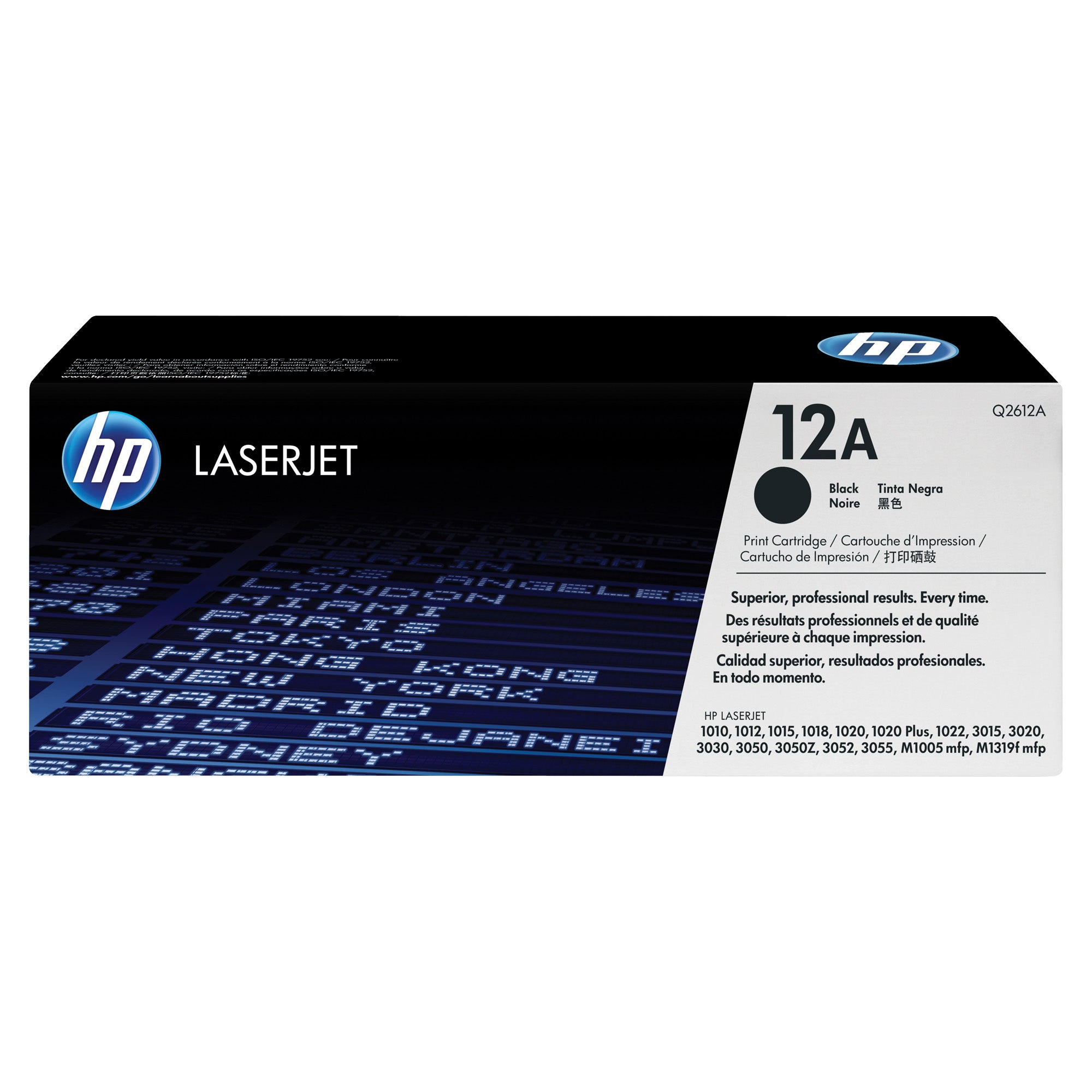 HP 12A Black Toner Q2612A (2,000 A4 pages)