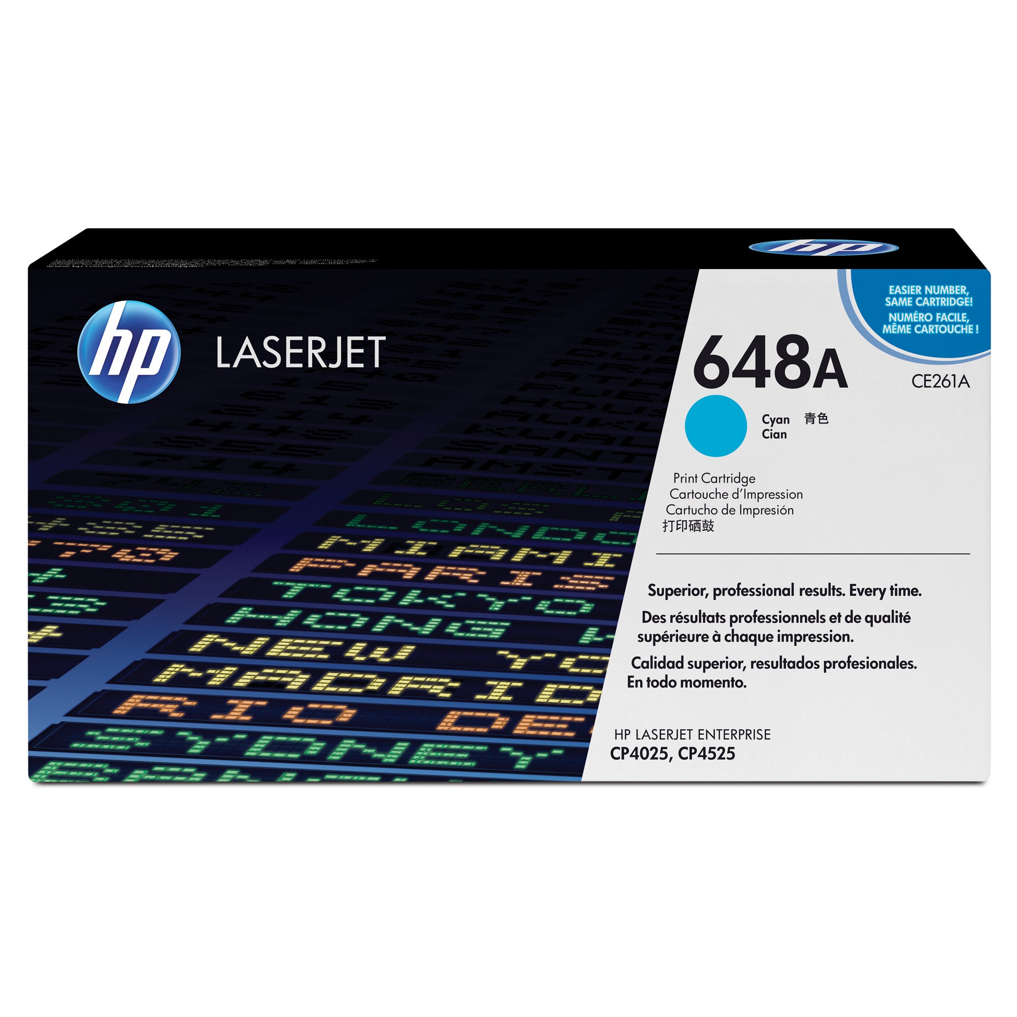 HP #648A Cyan Toner CE261A