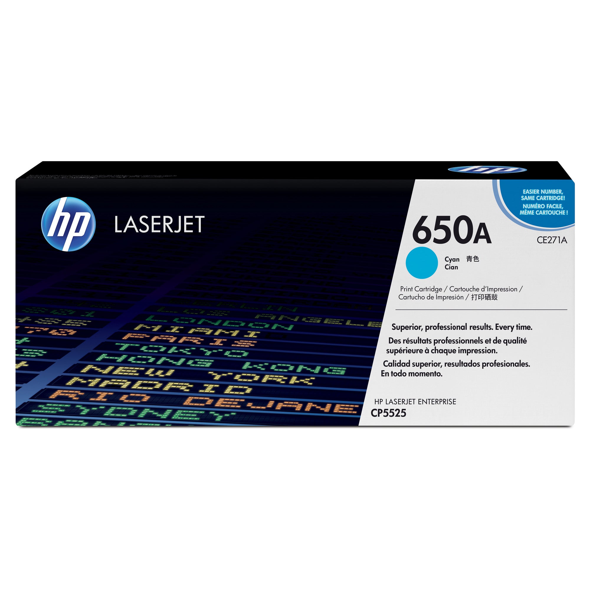 HP #650A Cyan Toner CE271A
