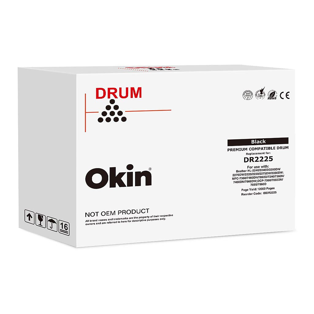 Okin Compatible Brother DR2225 Drum Unit