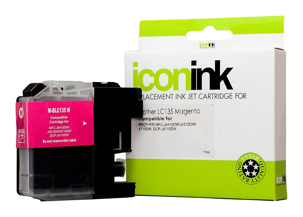 Icon Compatible Brother LC135XL Magenta Ink Cartridge