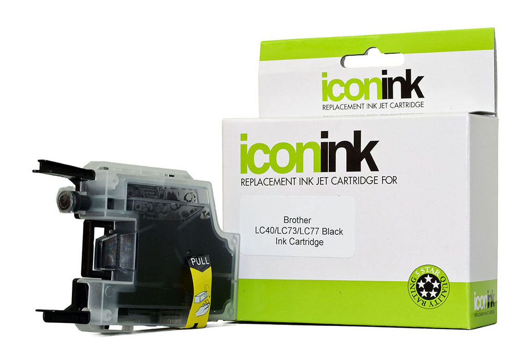 Icon Compatible Brother LC77/LC73/LC40 Black Ink Cartridge