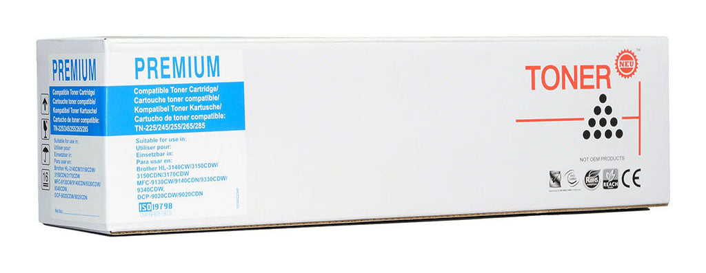 Icon Compatible Brother TN255 Cyan Toner Cartridge (2,200 A4 pages)