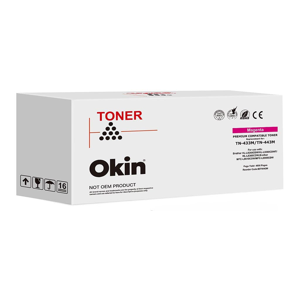 Okin Compatible Brother TN443 Magenta Toner Cartridge