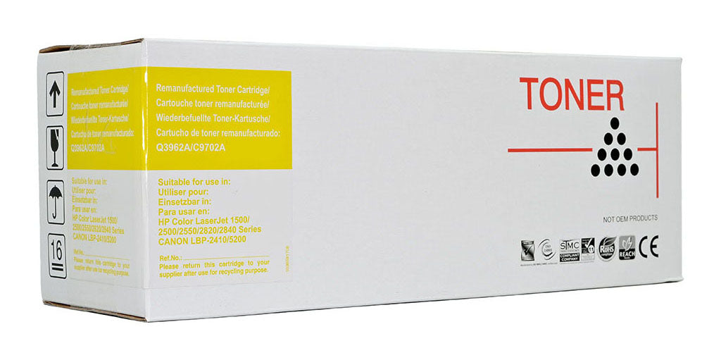 Icon Remanufactured HP C9702A/Q3962A/Canon EP87/CART301 Yellow Toner Cartridge