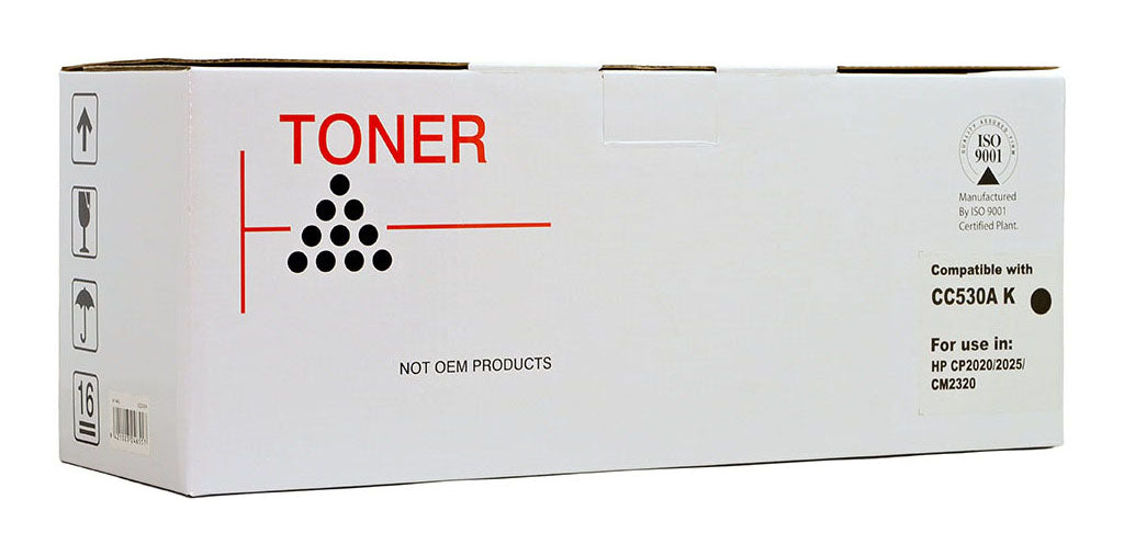 Icon Compatible HP CC530A/Canon CART318/CART418 Black Toner Cartridge