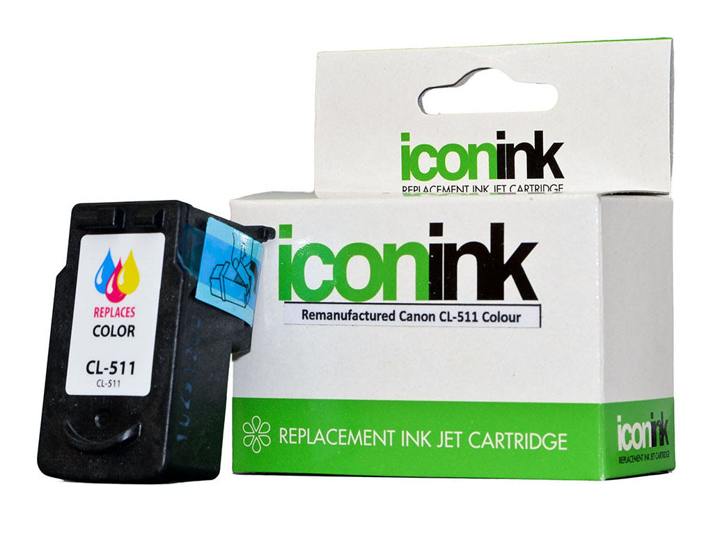 Icon Compatible Canon CL511 Colour Reman Ink Cartridge