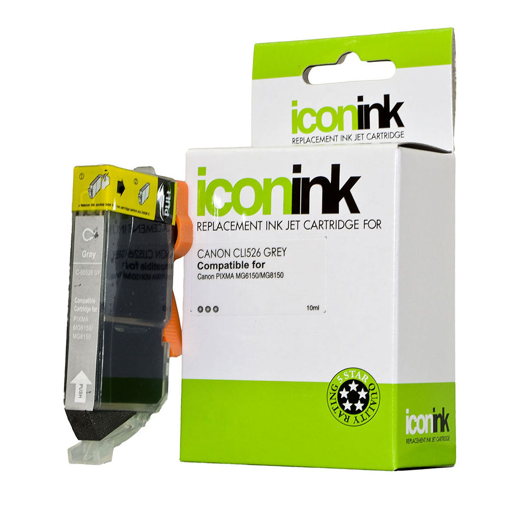 Icon Compatible Canon CLi-526 Grey Ink Cartridge