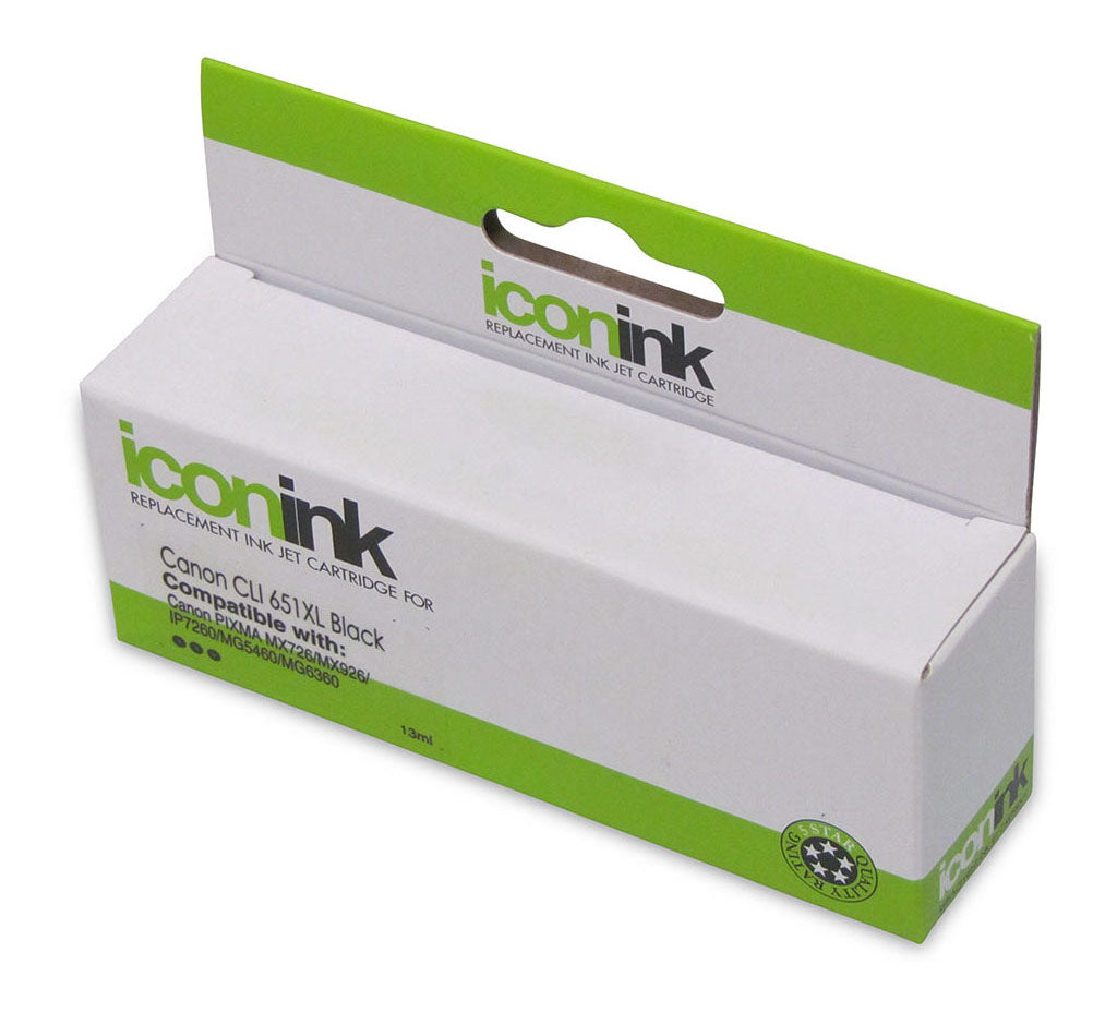 Icon Compatible Canon CLI-651XL Black Ink Cartridge
