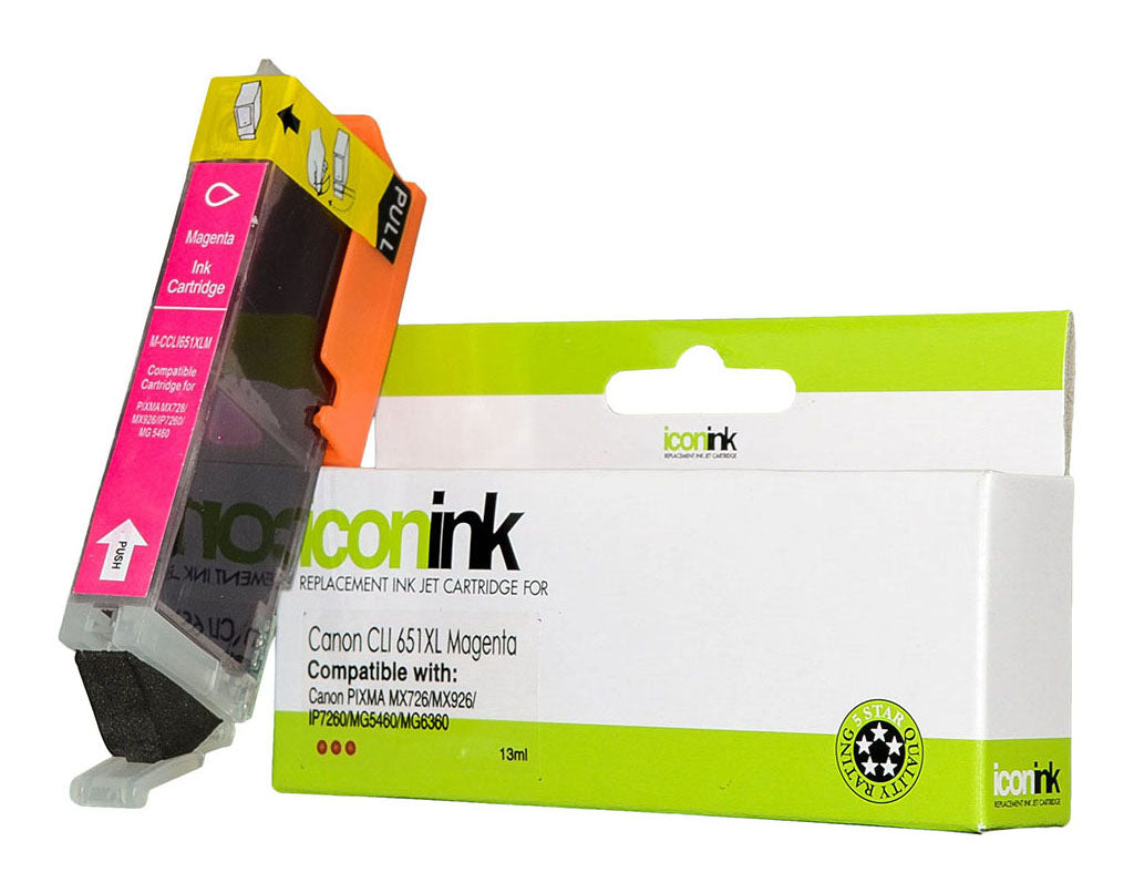 Icon Compatible Canon CLI-651XL Magenta Ink Cartridge