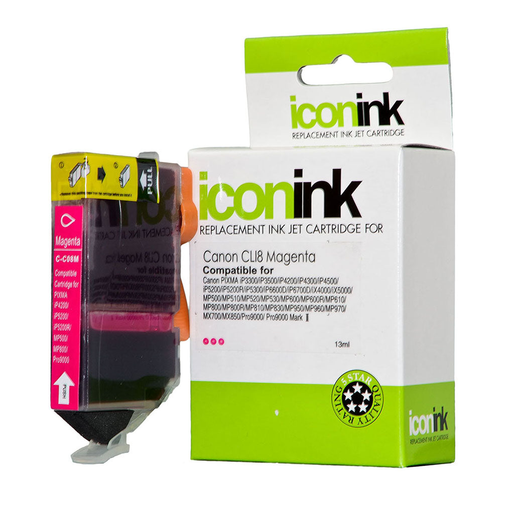 Icon Compatible Canon CLi-8M Magenta Ink Cartridge