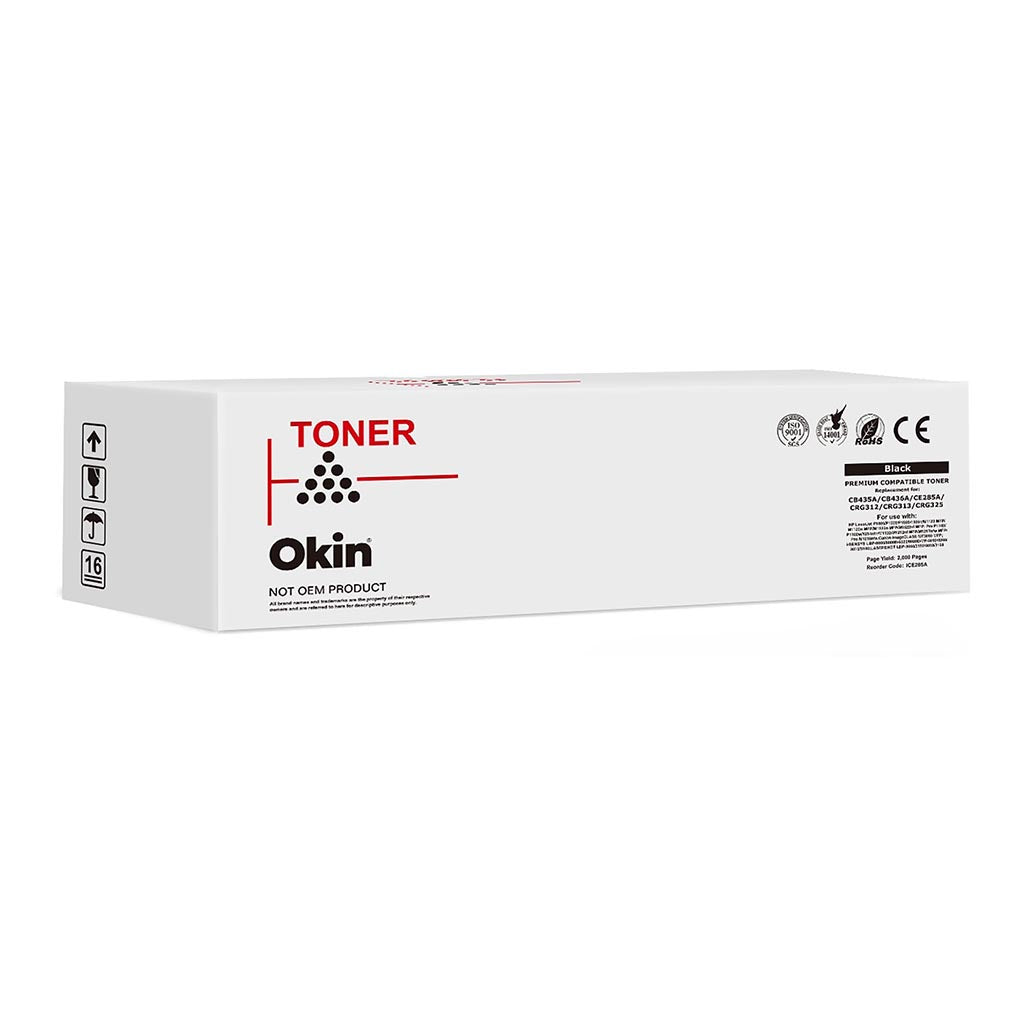 Okin Compatible HP CE285A CB435A CB436A Black Toner