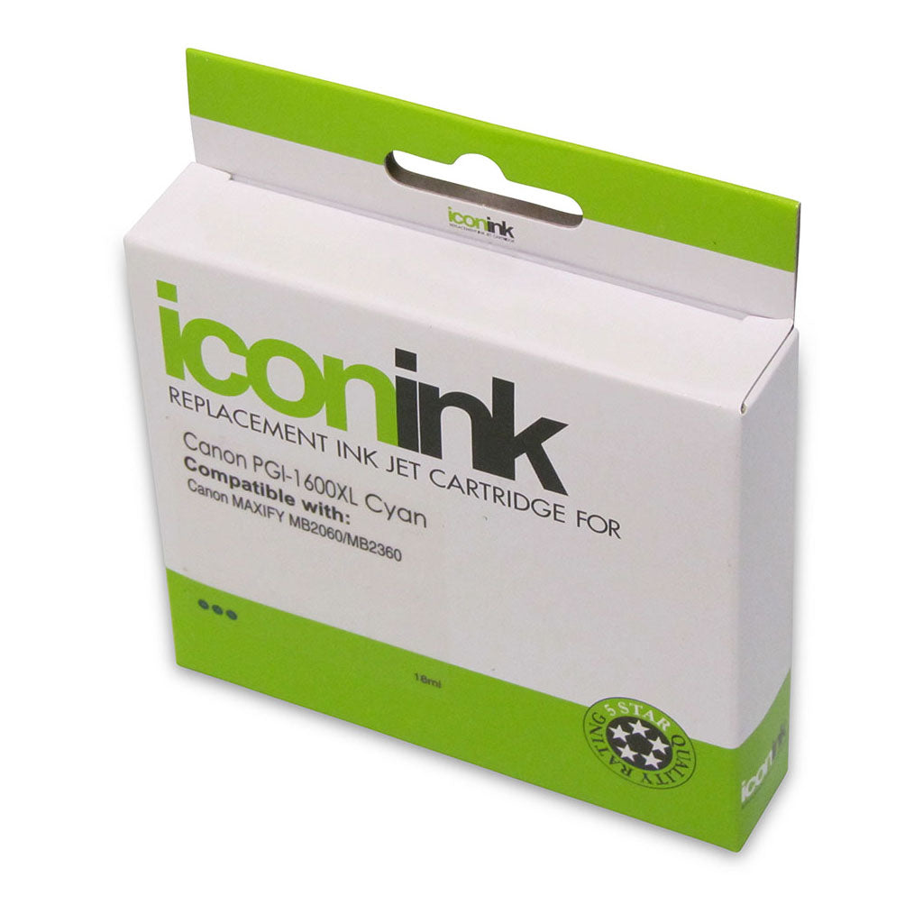 Icon Compatible Canon PGi-1600 XL Cyan Ink Cartridge