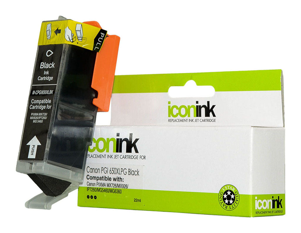 Icon Compatible Canon PGi-650 Black Ink Cartridge