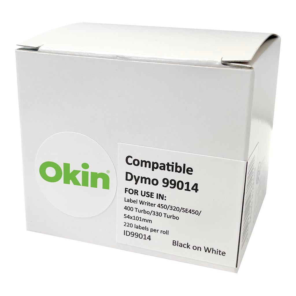 Okin Compatible Dymo LW Shipping Labels 101x54mm 220 Labels
