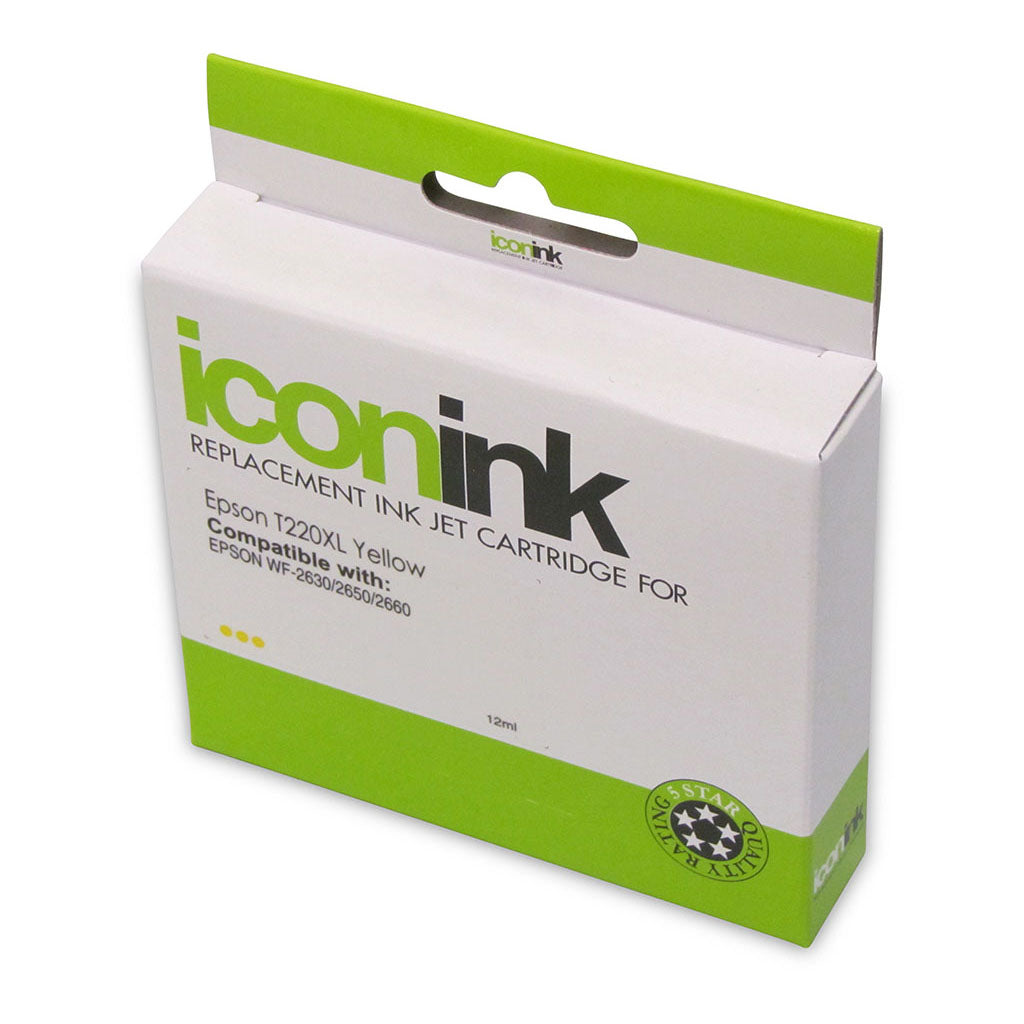 Icon Compatible Epson 220XL Yellow Ink Cartridge (C13T294492)