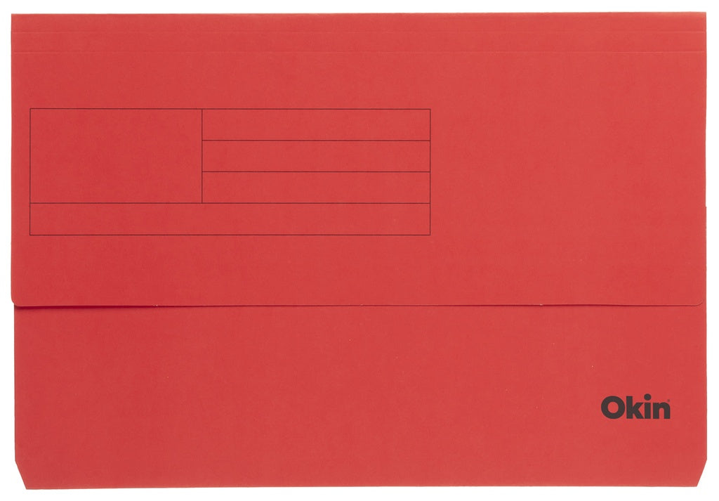 Okin Card Document Wallet FS Red
