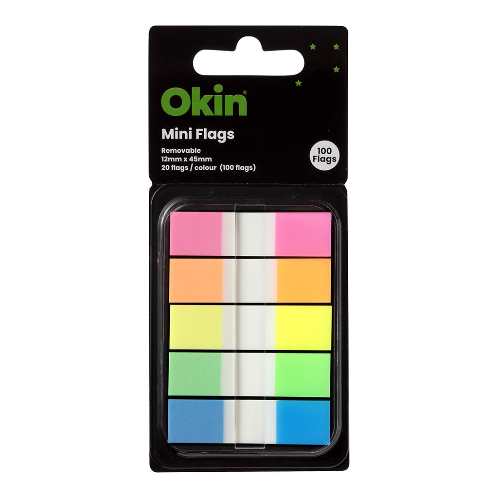 Okin Mini Flags, Pack of 5