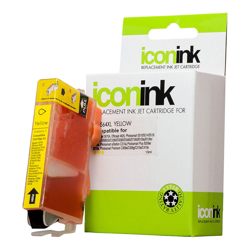 Icon Compatible HP 564XL Yellow Ink Cartridge (CB325WA)