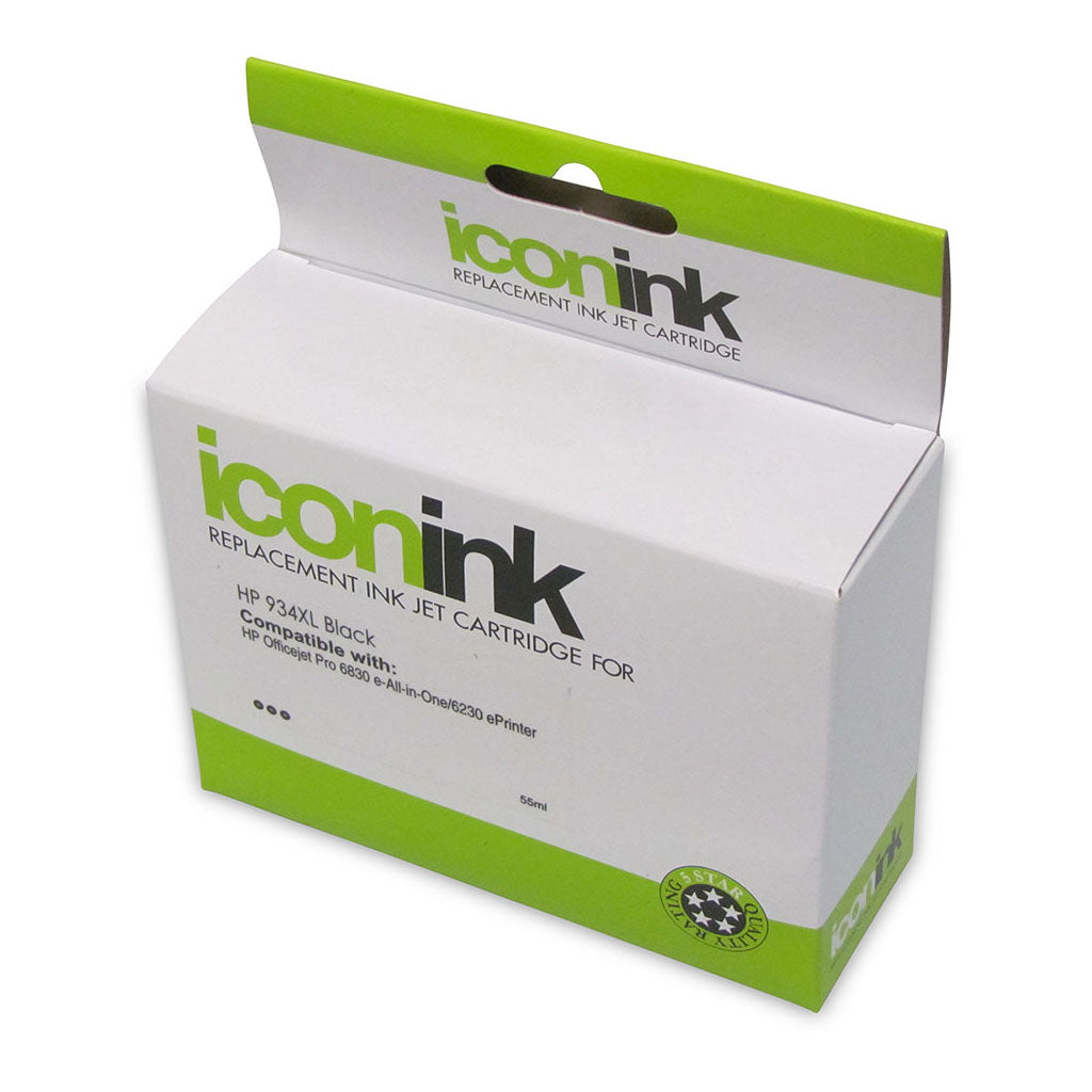 Icon Compatible HP 934XL Black Ink Cartridge (C2P23AA