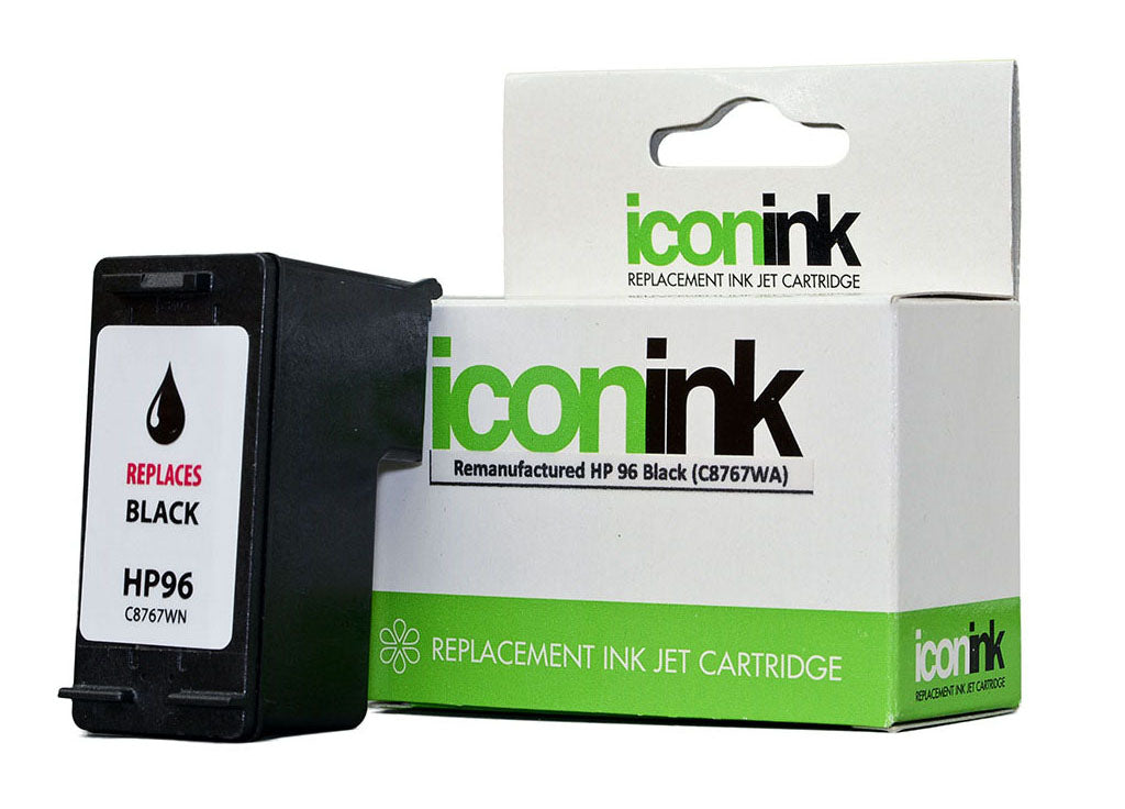 Icon Remanufactured HP 96 Black Ink Cartridge (C8767WA)