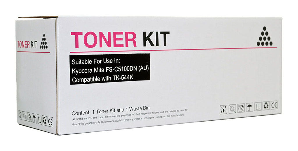 Icon Compatible Kyocera Compatible TK544 Black Toner Cartridge