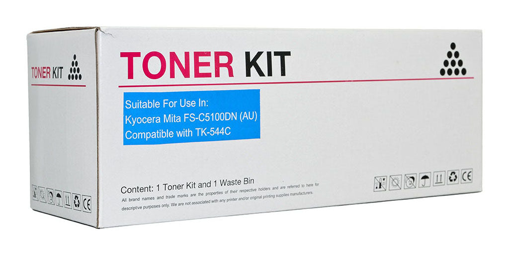 Icon Compatible Kyocera Compatible TK544 Cyan Toner Cartridge