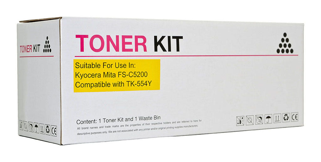 Icon Compatible Kyocera Compatible TK554 Yellow Toner Cartridge