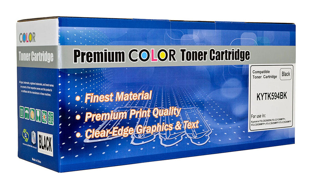 Icon Compatible Kyocera Compatible TK594 Black Toner Cartridge