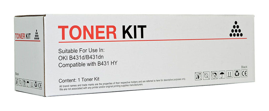 Icon Compatible OKI B431 HY Black Toner Cartridge (44574903) 10,000 pages