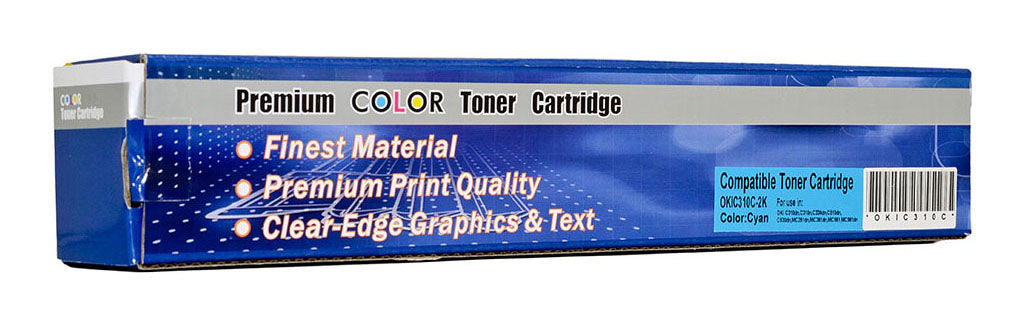 Icon Compatible OKI C310/C330/C510/C530 Cyan Toner (44469757)