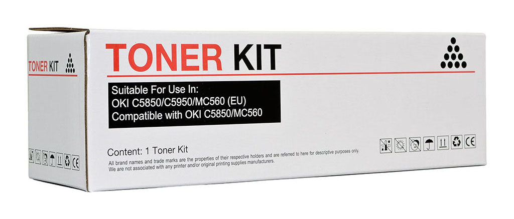 Icon Compatible OKI C5850/C5950 Black Toner Cartridge
