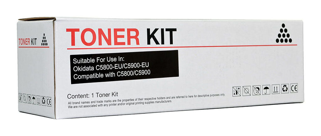 Icon Compatible OKI C5800/C5900 Black Toner Cartridge