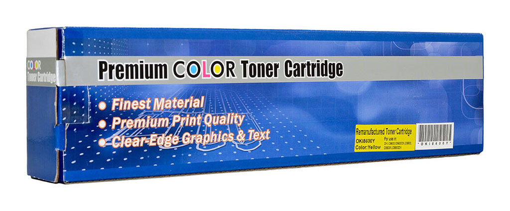 Icon Compatible OKI C8600/8800 Yellow Toner Cartridge (43487725)
