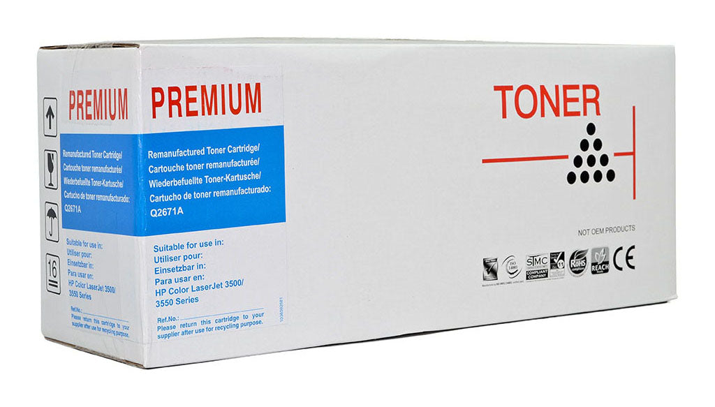 Icon Remanufactured HP Q2671A Cyan Toner Cartridge