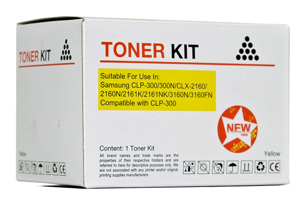 Icon Compatible Samsung CLP-300 Yellow Toner Cartridge