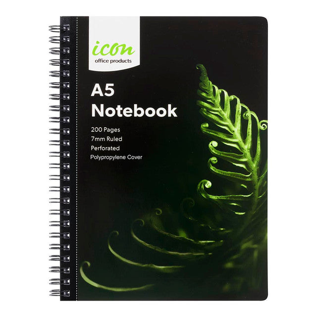 Icon Spiral Notebook A5 PP Cover 200 Page