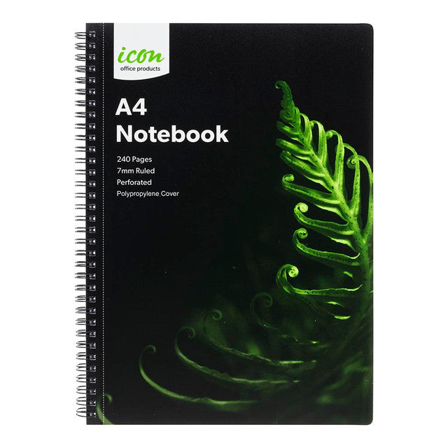 Icon Spiral Notebook A4 PP Cover 240 Page