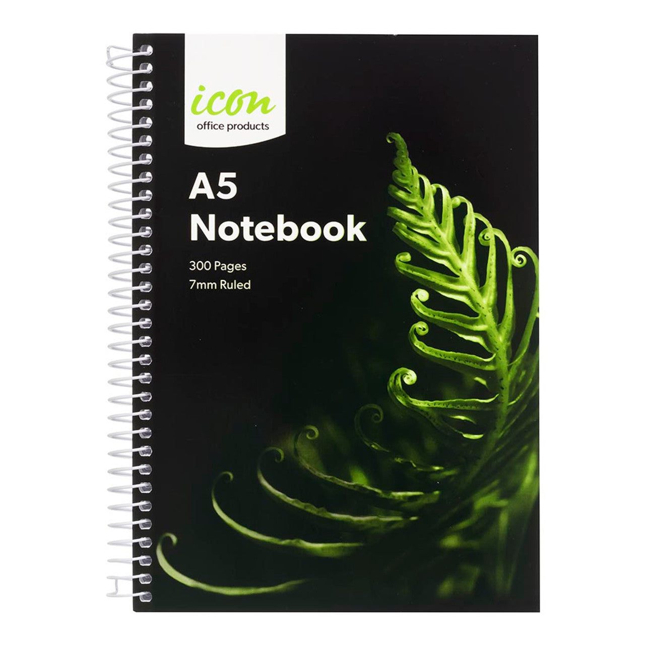Icon Spiral Notebook A5 Soft Cover 300 Page