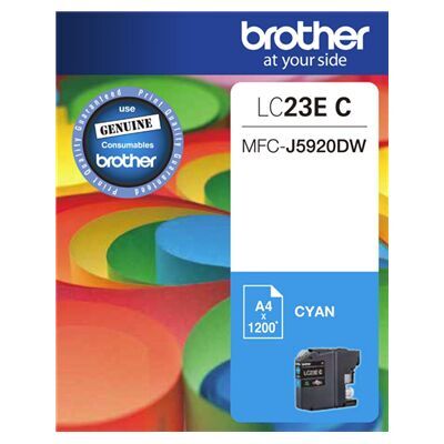 Brother LC23E Cyan Ink Cart