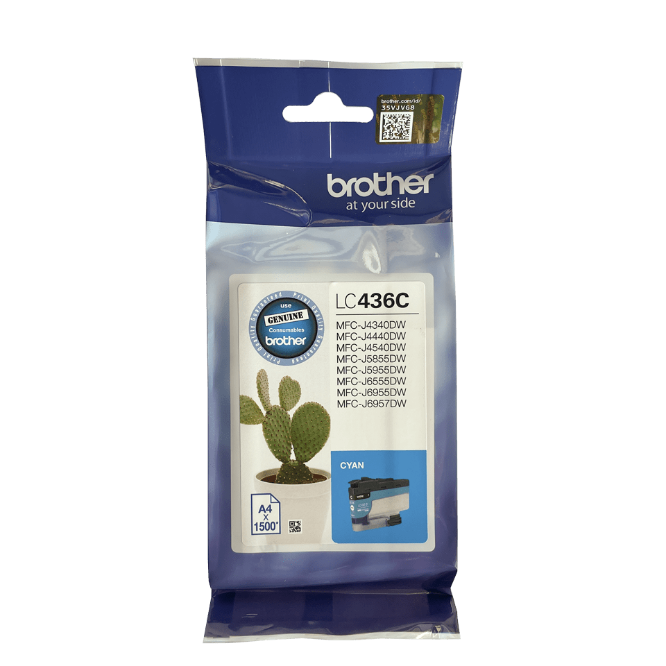 Brother LC436 Cyan Ink Cart