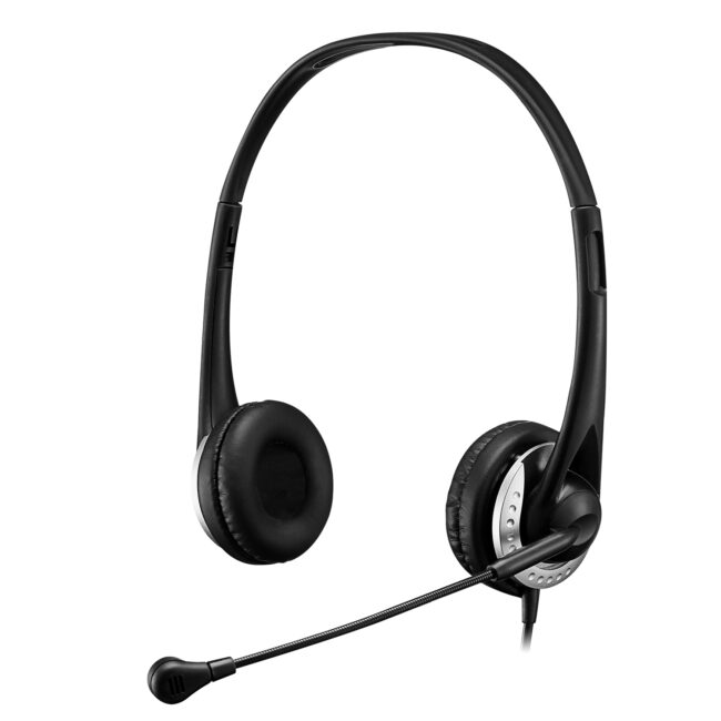 Adesso Xtream P2, USB Wired Headset with Adjustable Noise Cancelling Microphone