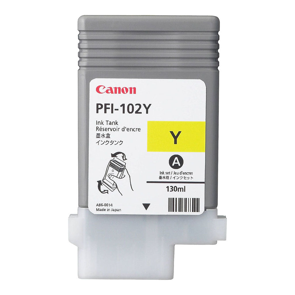 Canon Genuine PFi-102 Yellow Ink Cartridge
