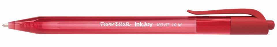 Paper Mate Inkjoy 100 Ballpoint Pen 1.0mm Red Box 12