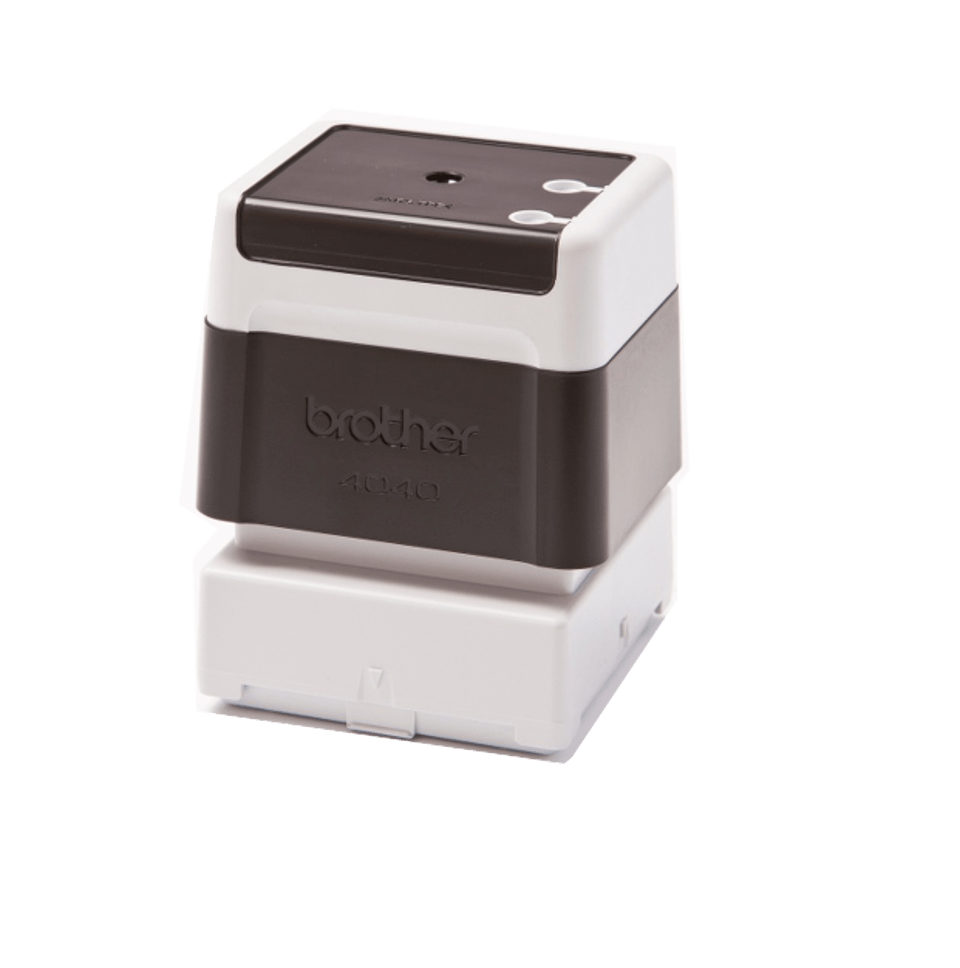 PR4040B6P Black stamp 40mm x 40mm 6 pack