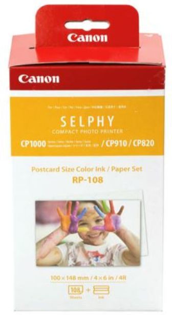 Canon Selphy RP108 Ink & Paper Pack 108 sheets