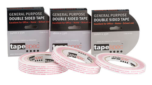 Tapespec 1405 Double Sided Acrylic Tape 18mm X 33M